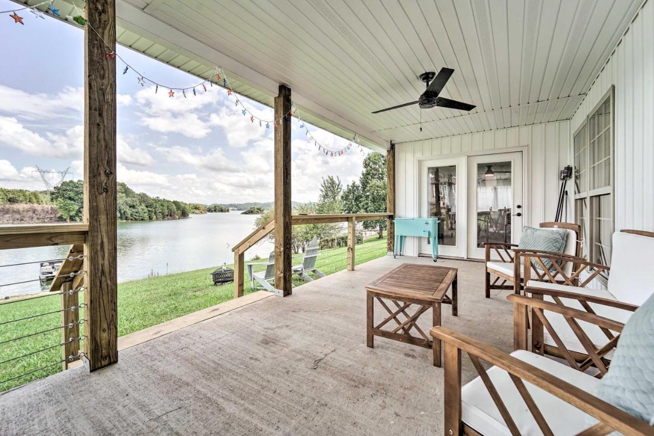 Cherokee Lake Home With Private Dock And Patio! Bean Station Luaran gambar